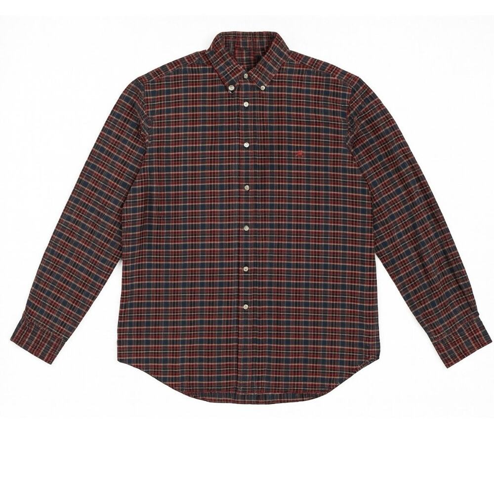 Ralph Lauren Blue and Red Checked Cotton Long Sleeve Button Down Size XL (Boys)